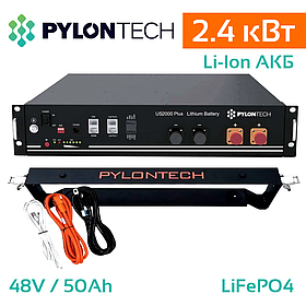 Акумулятор литій-іонний Pylontech LiFePo4 48В 50A US2000B Plus