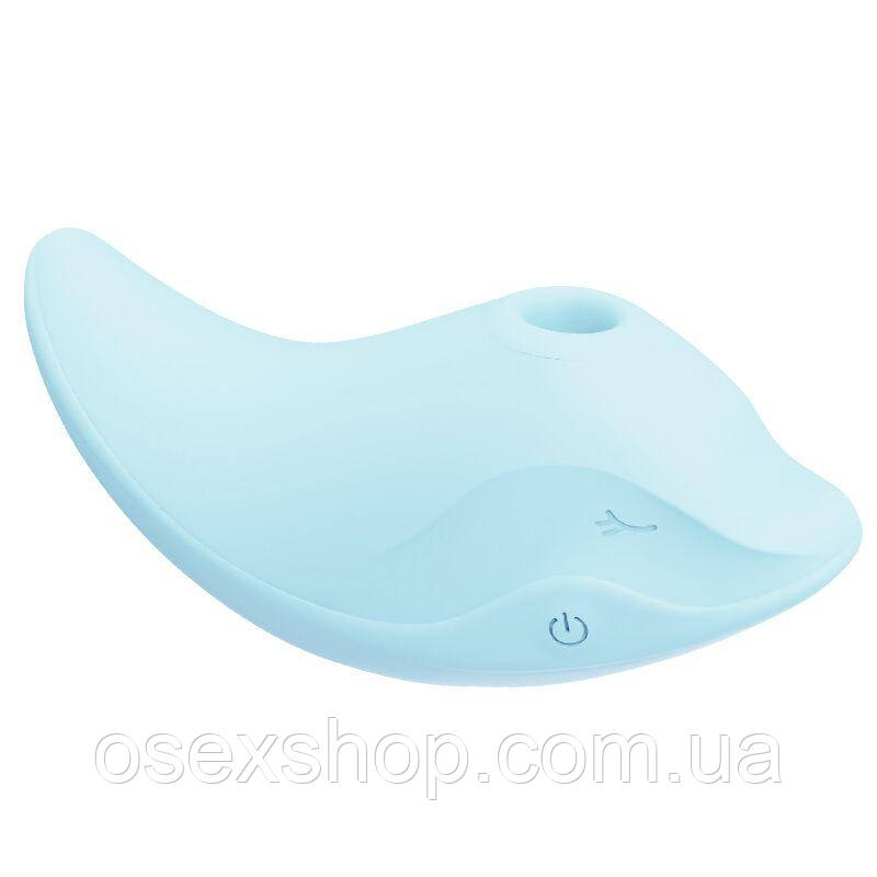 Вібратор і вакуумний стимулятор CuteVibe Heidi Blue, фото 1