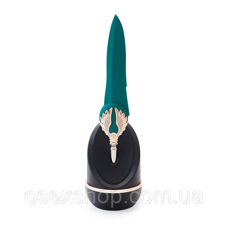 Вишуканий вібратор Knight Jenay FLOWERS&SWORD, маска, стрічка та лубрикант у комплекті, фото 1