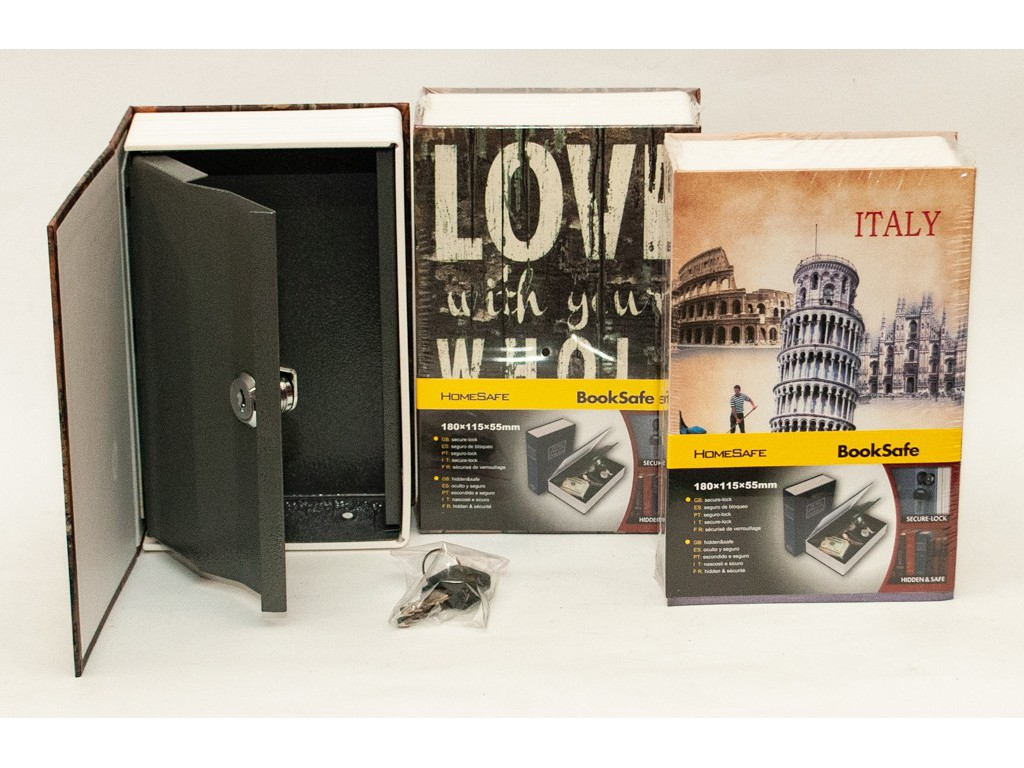 ❤️Ключовий сейф (18 х 11.5 х 5.5 см) Малий, книга сейф 3 види, фото 1