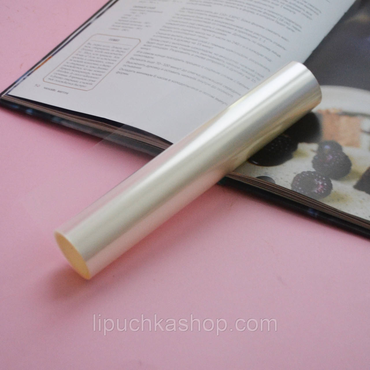 Бордюрна стрічка ацетатна 20 см × 2 м – для тортів і десертів, фото 1