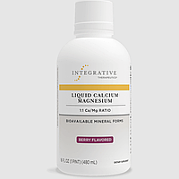 Integrative Therapeutics Liquid Calcium Magnesium / Жидкий кальций-магний (1:1) вкус ягод 480 мл