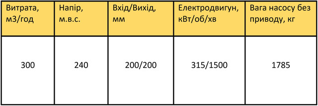 ЦНСГ 300-240 характеристики