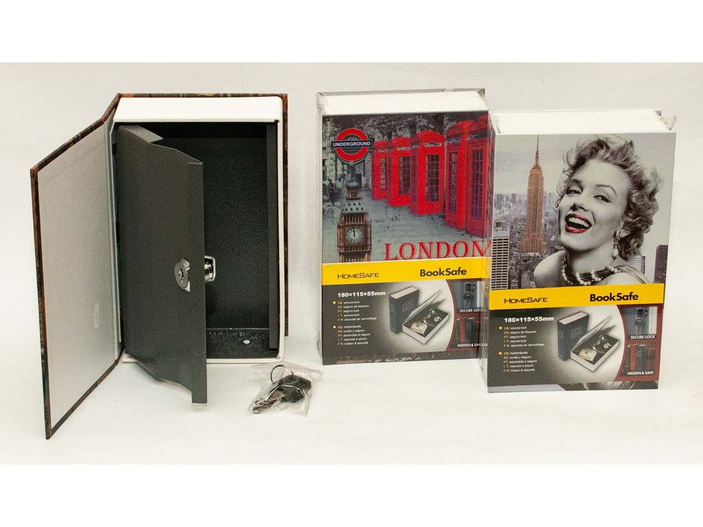 ❤️Ключовий сейф (24 х 20 х 6 см) Великий, книга сейф 4 види, фото 1