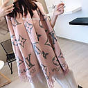 Палантин хустка шарф Louis Vuitton Луї Вітон Зимова новинка, фото 2