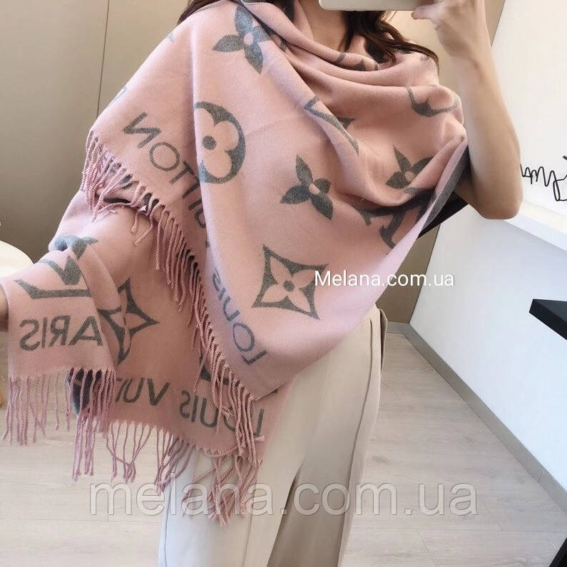 Палантин хустка шарф Louis Vuitton Луї Вітон Зимова новинка
