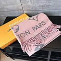Палантин хустка шарф Louis Vuitton Луї Вітон Зимова новинка, фото 5
