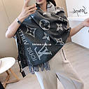 Палантин хустка шарф Louis Vuitton Луї Вітон ШЕРСТ КАСІОМІР, фото 2