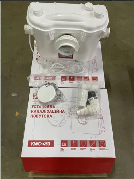 Встановлення каналізаційної 450 SOLOLIFT2