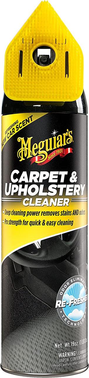 Пінний очищувач з щіткою для карпету та килимів салону - Meguiar's Carpet & Upholstery Cleaner 539 г. (G191419)