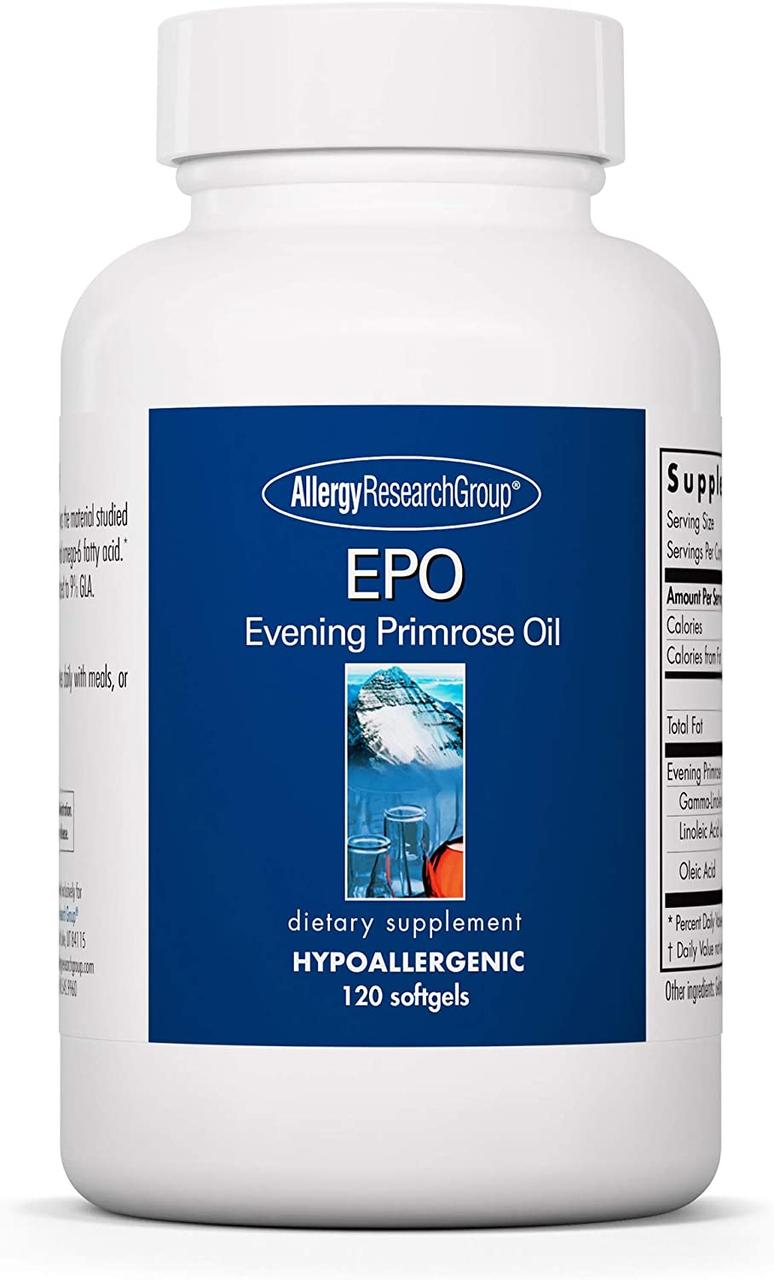 Allergy Research Evening Primrose Oil / Олія примули вечірньої 500 мг 120 капсул
