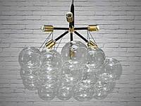 Люстра в стиле Loft Diasha - "Молекула" на 6 ламп, 7501/6GD