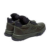 Чоловічі зимові шкіряні черевики Reebok колір хакі, чоловічі черевики з натуральної шкіри, чоловічі черевики на хутрі, фото 10