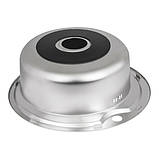 Кухонна мийка WEZER 510(06) Decor 510x180 мм + сифон, фото 4