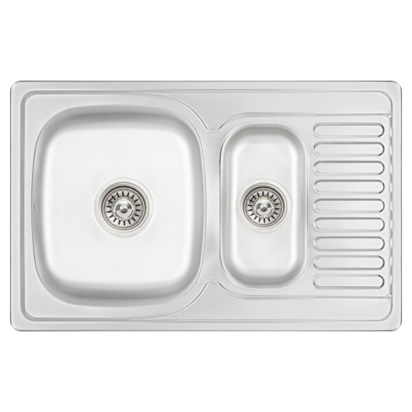 Кухонна мийка WEZER 7850(08) Deсоr 780x500x180 мм + сифон