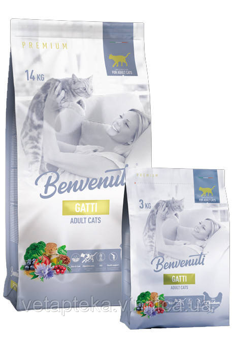 Корм для котів Benvenuti GATTI курка 3кг