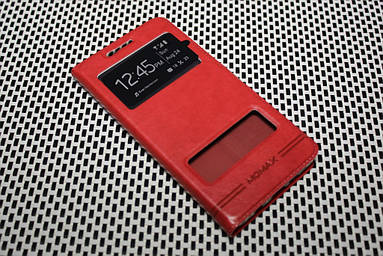 Шкіряний чохол-книжка Momax для Samsung Galaxy A5 A510f 2016 червоний