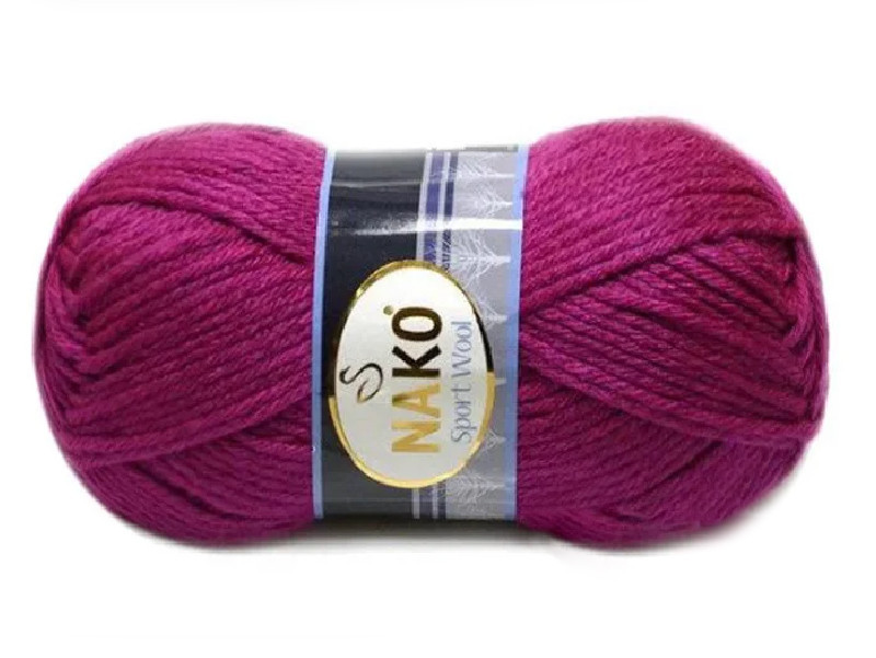 Nako Sport Wool, Фуксия №6964, фото 1