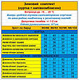 Зимовий комбінезон-двійка зі знімною підстібкою на овчині "Жовта зірка" (86/92, 92/98 і 98/104 см), фото 4