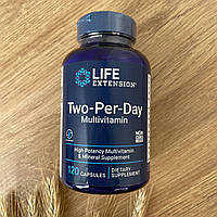 Life Extension, Мультивитамины для двух приемов в день, 120 капсул