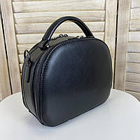 Замшевая женская сумочка на плечо кожа рептилии черная, маленькая сумка для девушек TopShop