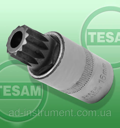 Ключ для зливного болта VW, Audi M16 16 мм 1/2". S9999995 TESAM