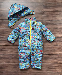 Дитячі демісезонні комбінезони суцільні