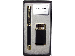 😎Чоловічий подарунковий набір: запальничка + ручка. No2