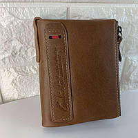 Мужской кожаный кошелек Gubintu натуральная кожа мини клатч портмоне TopShop