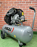 Компресор двоциліндровий 50л SIGMA (2.5квт 455 л/мин 10 бар) (7043721), фото 2