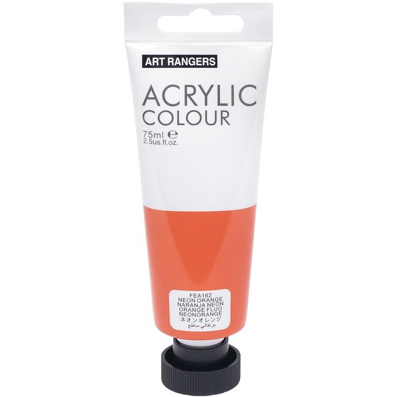 Художня акрилова фарба Art Ranger Acrylic 162 Neon orange / Помаранчевий неоновий 75мл.