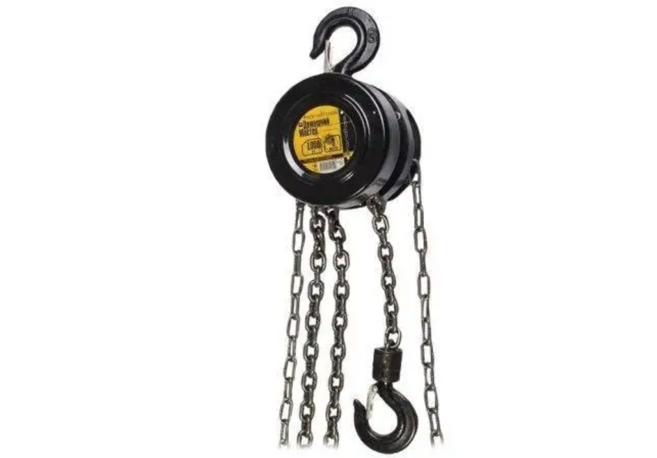 Таль ланцюговий 1т INTERTOOL GT1401 (домашній майстер)
