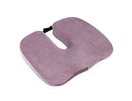 Ортопедична подушка для майстра краси для сидіння Model -1 велюр Фіолетовий