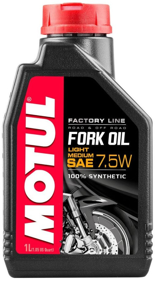 Масло для вилки мотоцикла Motul Fork Oil Light / Medium Factory Line 7,5 W, 1л