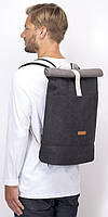 Міський Рюкзак mebelime Ucon Acrobatics Hajo Backpack black на 16л, фото 3