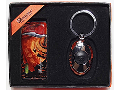 😎Стильний чоловічий подарунковий набір: запальничка + ліхтарик, гарний, відмінної якості