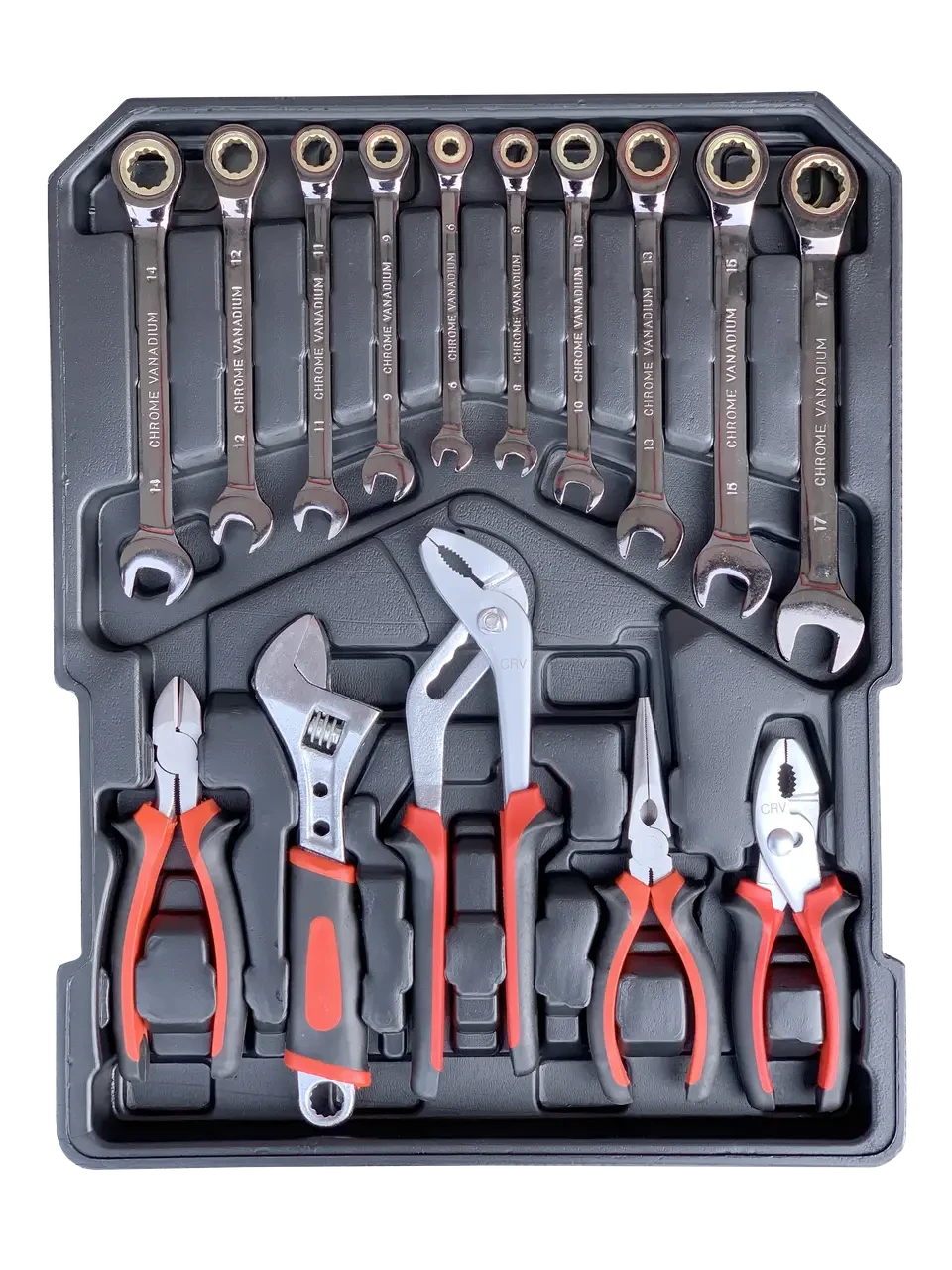 Большой набор инструментов и ключей на колесах Swiss Kraft 409 ...