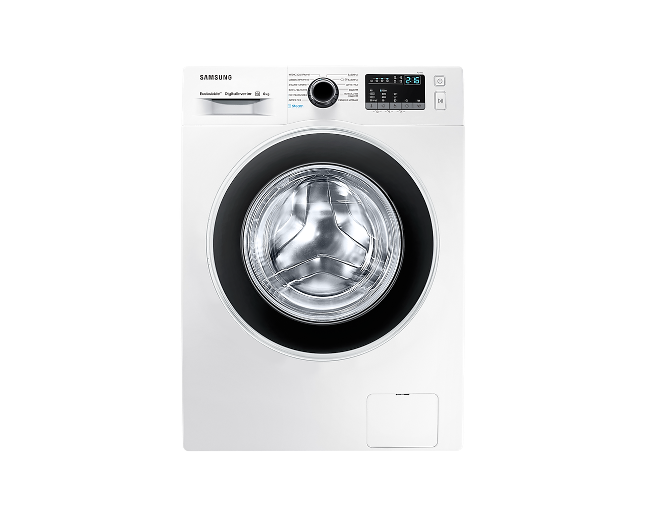 Пральна машина Samsung WW62J42E0HW/UA з Eco Bubble