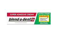 Фіксуючий крем Blend-a-dent Super Complete extra stark neutral для зубних протезів 40 г