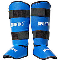 Защита для ног Sportko L синий 331
