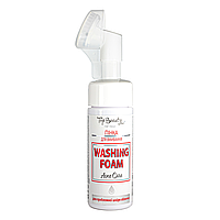 Пенка для умывания с щеточкой Top Beauty Washing Foam Anti Acne для проблемной кожи 150 мл