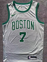 Сіра чоловіча майка Браун 7 Бостон Селтикс Nike Brown Boston Celtics NBA