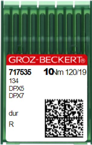 Голки GROZ-BECKERT DP*5 № 120 R (уп.10шт.)