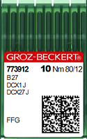 ГОЛКА ШВЕЙНА ПРОМИСЛОВА ДЛЯ ОВЕРЛОКУ GROZ BECKERT B27/DC*27 №80 FFG/SES