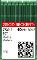 Голки для оверлока GROZ-BECKERT B27/DC*27 № 80 FFG (уп.10шт.)
