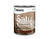 Воск для сауны Teknos Satu Saunavaha (прозрачный) 0,9 л