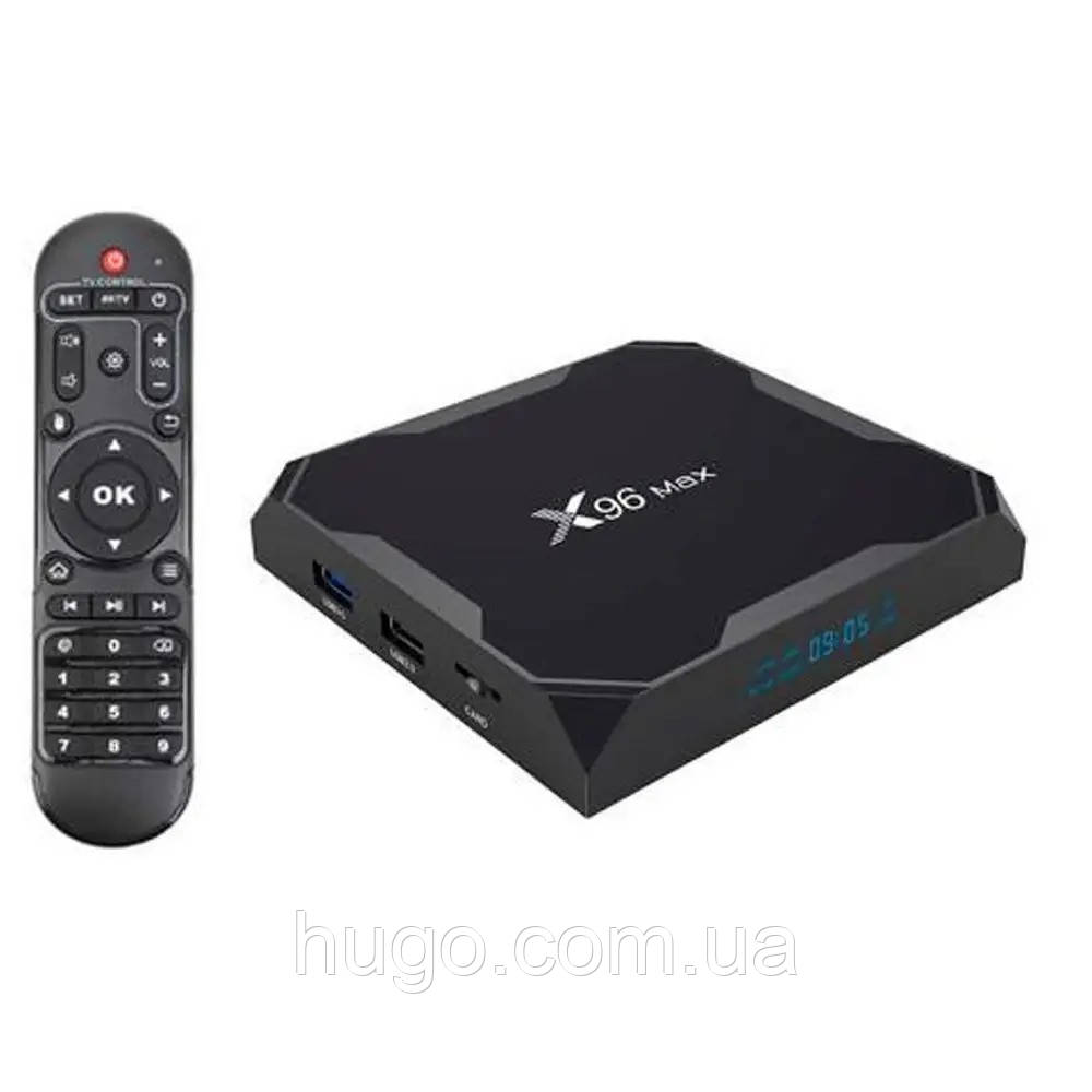 Смарт приставка для телевізора Android з оперативною пам'яттю 2/16 гб 4K x96 Max / Смарт бокс / Медіаплеєр