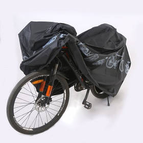 Чохол-накидка на велосипед, мопед, чорна, водонепроникна, 210х100 см