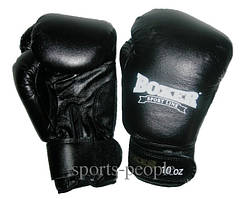 Рукавиці боксерські (для боксу) Boxer: 10, 12 унцій, кирза, різн. кольору синій, 10, 12 oz (унцій)