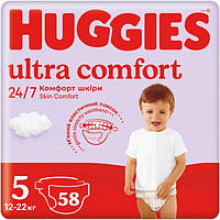 Подгузники Huggies Ultra Comfort 5 (12 - 22 кг) 58 шт Mega Pack